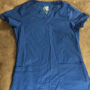 Core Flex Women's Short Sleeve Blue Top